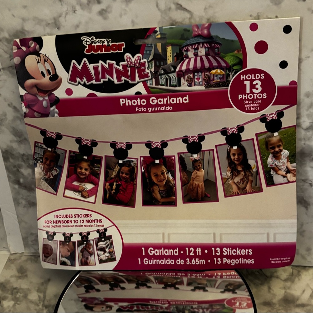 Minnie Mouse Photo Garland